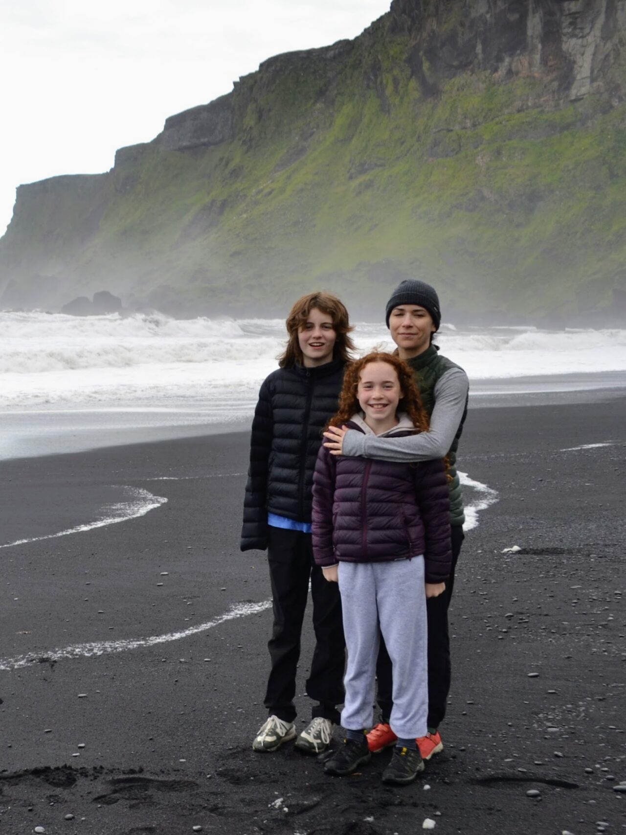 Sara and her family on vacation